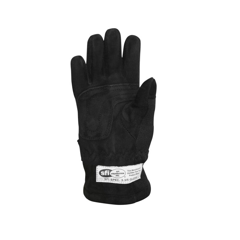 RaceQuip Black 2-Layer SFI-5 Glove Kid - Small K8