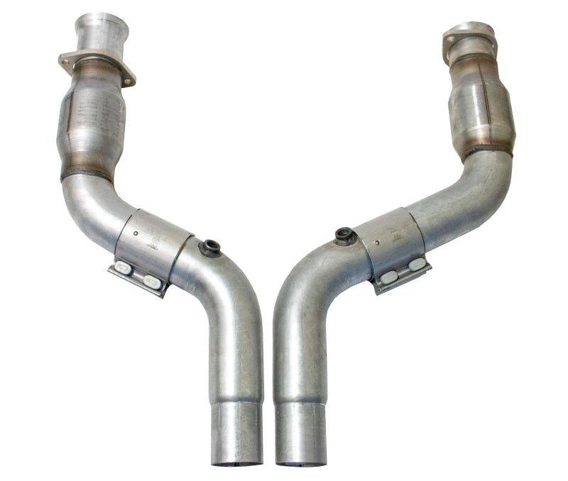 BBK 05-20 Dodge Challenger/Charger 6.1/6.2/6.4L Hemi 3in Catted High Flow Mid Pipe