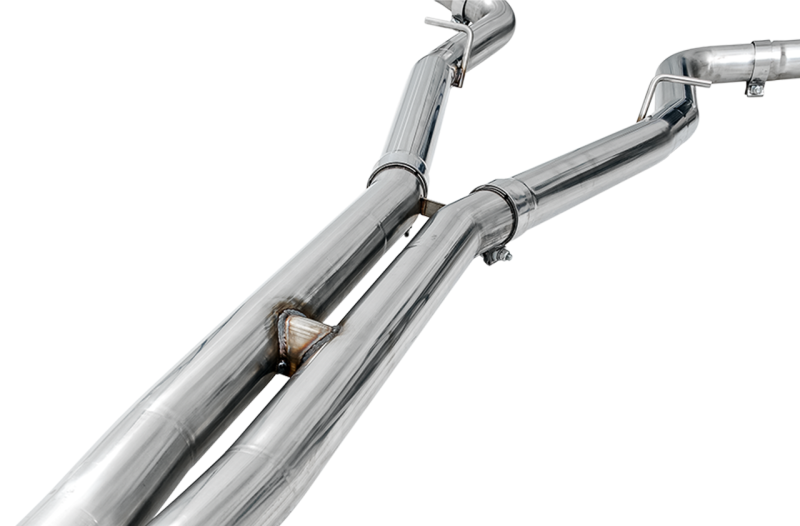 AWE Tuning 2015+ Dodge Challenger 6.4L/6.2L SC Track Edition Exhaust - Quad Diamond Black Tips