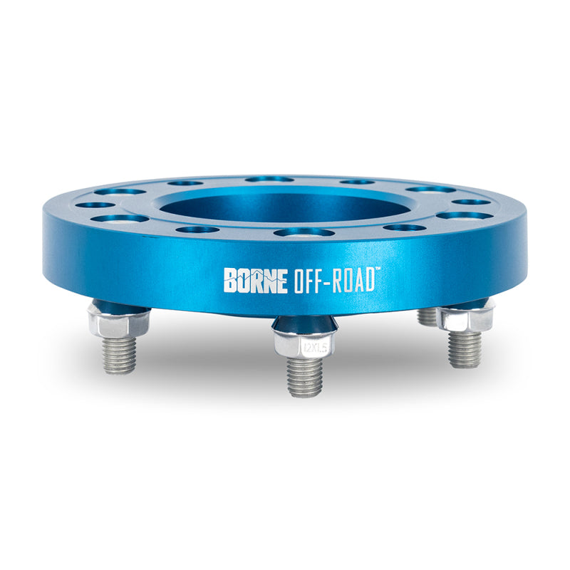 Mishimoto Wheel Spacers - 6x139.7 - 78.1 - 25mm - M14x1.5 - Blue