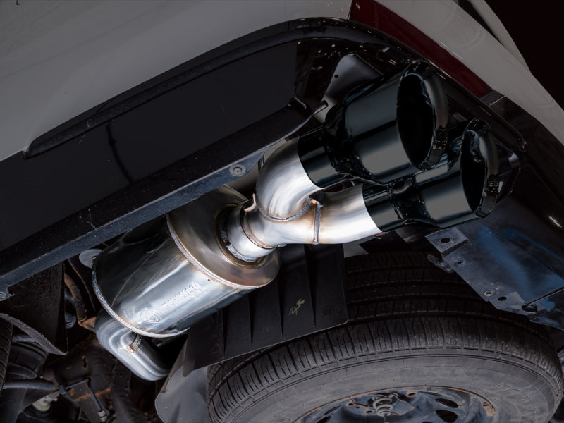 AWE Tuning 2021+ Cadillac Escalade 6.2L 0FG Dual Exit Exhaust System w/ 5in Diamond Blk Tips
