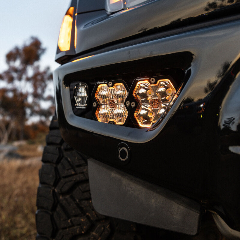 Baja Designs 21-25 Ford Raptor Squadron Sport 2.0 Fog Pocket Kit (Multi Patterns) - Clear