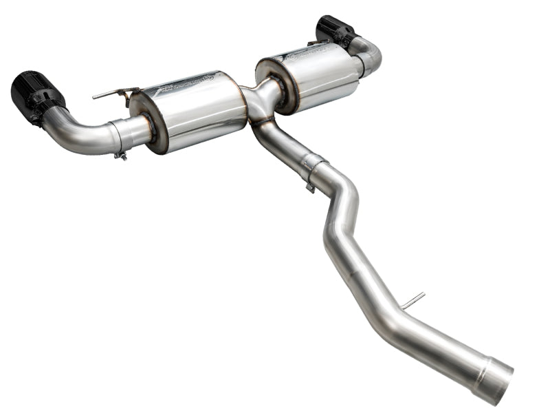 AWE 19-23 BMW 330i / 21-23 BMW 430i Base G2X Touring (Excl. Conv) Axle-Back Exhaust - Diamond Black
