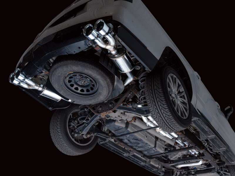 AWE Tuning 2021+ Cadillac Escalade 6.2L ESV 0FG Dual Exit Exhaust System w/ 5in Chrome Silver Tips