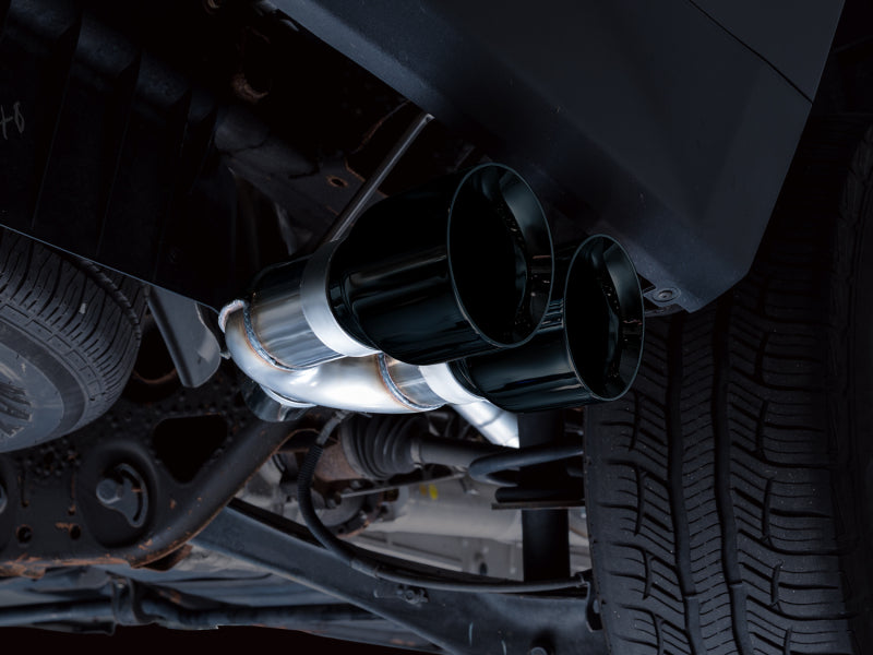 AWE Tuning 2021+ GMC Tahoe/Yukon 5.3L 0FG Side Exit Catback Exhaust - Diamond Black Tips