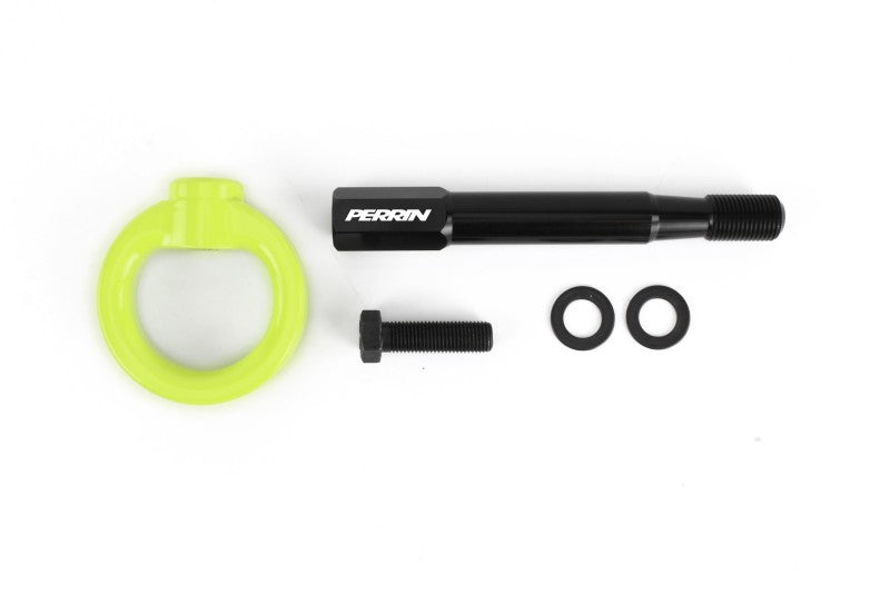 PERRIN 22-26 Subaru WRX / 18-23 Crosstrek Tow Hook Kit (Rear) - Neon Yellow