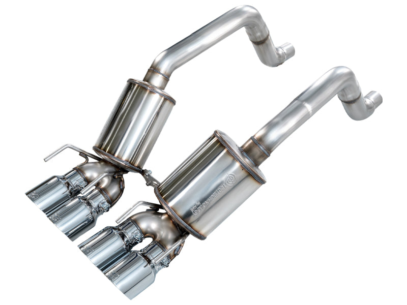 AWE Tuning 05-07 C6 Chevrolet Corvette 6.0L Touring Edition Axle-Back Exhaust w/ Chrome Silver Tips