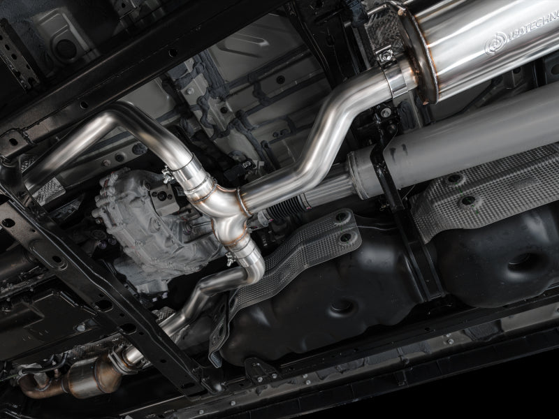AWE Tuning 0FG Exhaust for 3rd Gen Toyota Tundra - Dual Diamond Black Tips