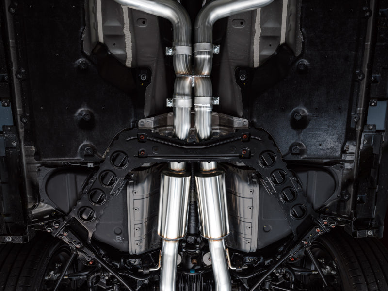 AWE Tuning 2023 Nissan Z RZ34 RWD Touring Edition Cat-Back Exhaust System w/ Chrome Silver Tips