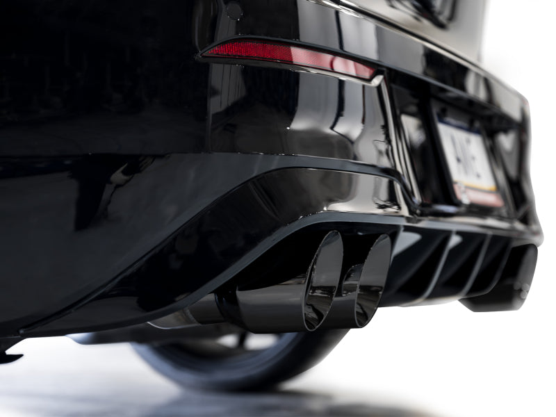 AWE Tuning MK8 Volkswagen Golf R 3in Touring Edition Quad Exhaust - Diamond Black Tips