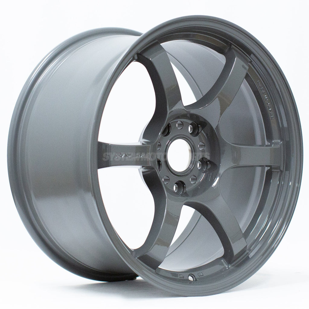 RAYS WHEELS 57DR 18x9.5 5-114.3 +38ET (ARMS GRAY / GLOSSY GRAY) (AG)