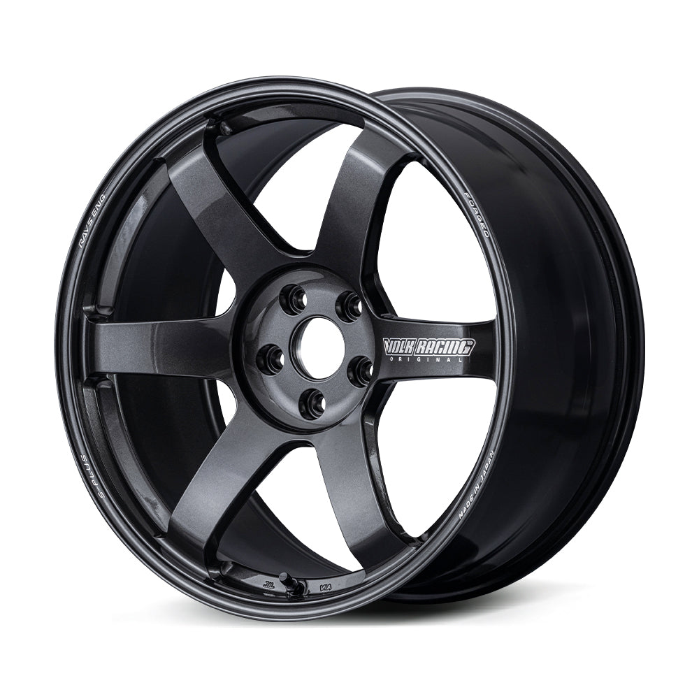 VOLK RACING TE37 SAGA S-PLUS 18x9.5 5-114.3 +30ET (DIAMOND DARK GUNMETAL) (MM)