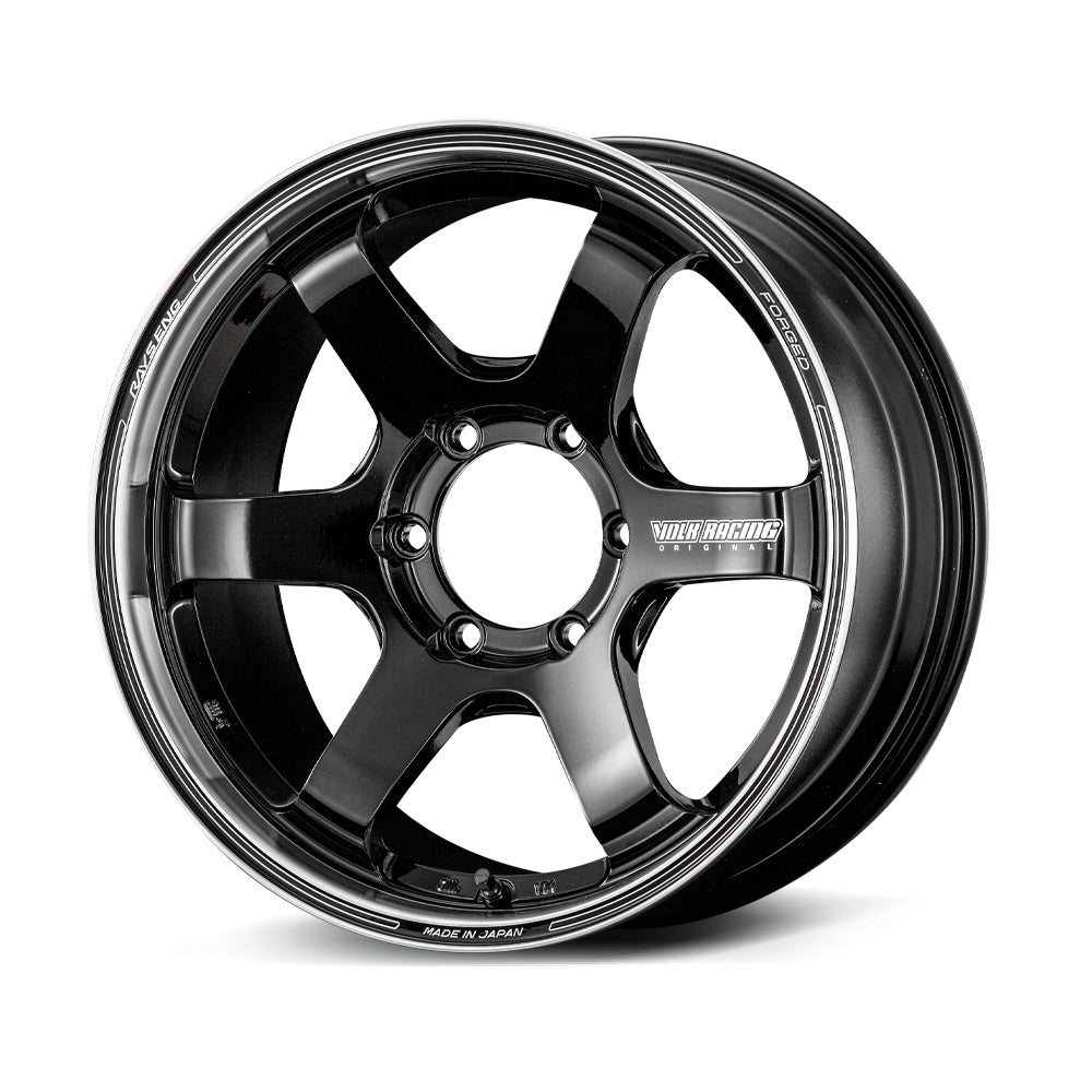 VOLK RACING TE37SB 18x8.5 6-139.7 +22ET (PRESSED DOUBLE BLACK) (PW)