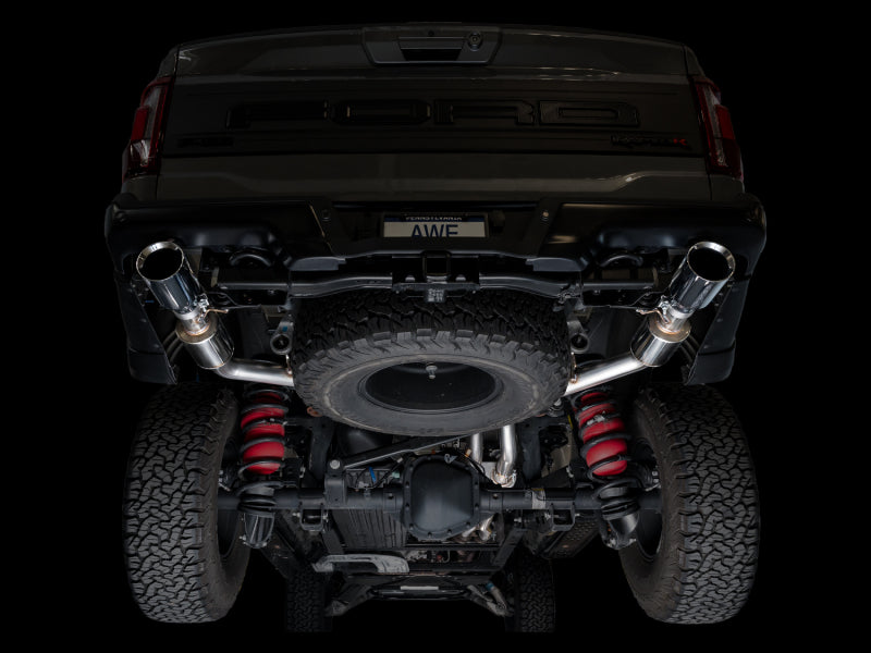 AWE Tuning Gen 3 Raptor R SwitchPath Exhaust - Chrome Silver Tips