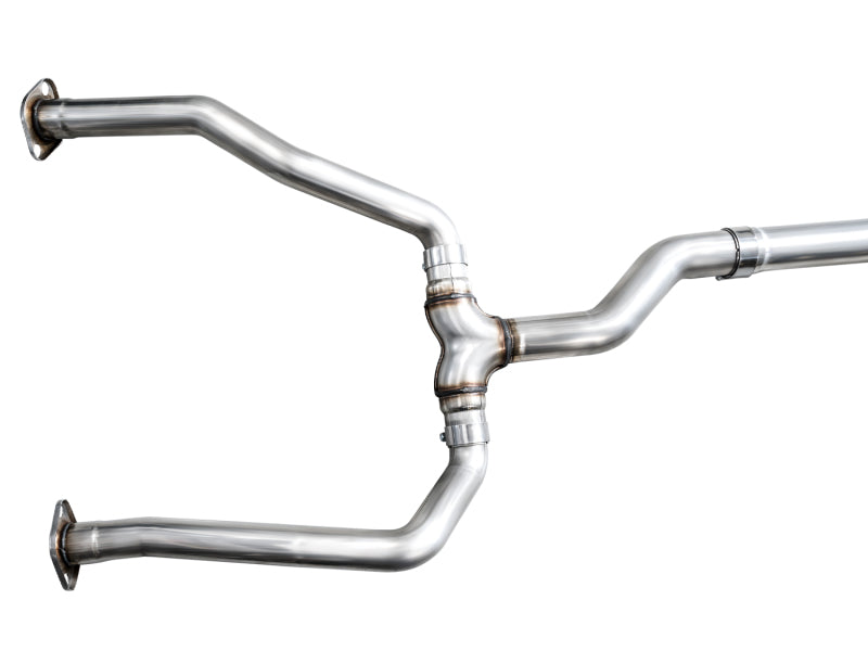 AWE Tuning 0FG Exhaust for 3rd Gen Toyota Tundra - Dual Chrome Silver Tips