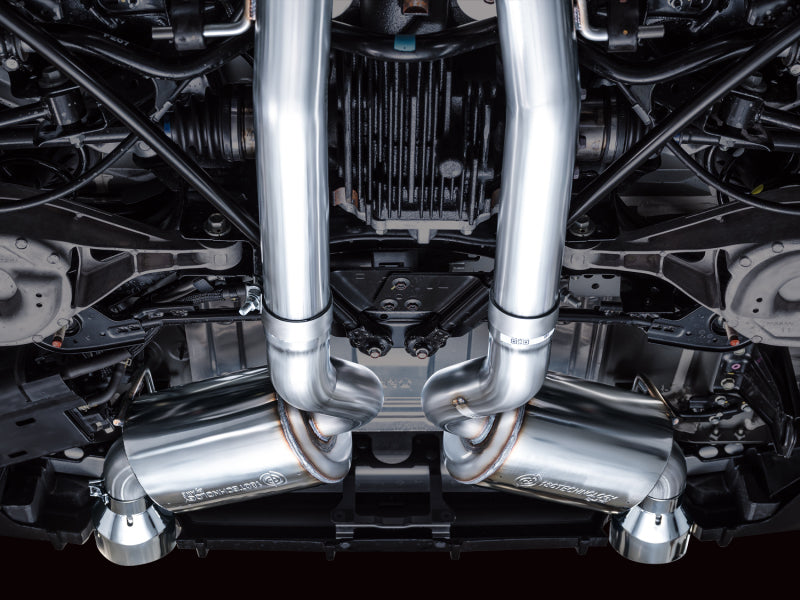 AWE Tuning 2023 Nissan Z RZ34 RWD Touring Edition Cat-Back Exhaust System w/ Chrome Silver Tips