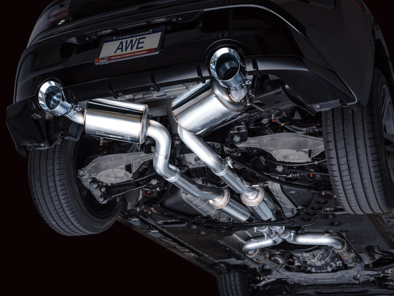AWE Tuning 2023 Nissan Z RZ34 RWD Touring Edition Cat-Back Exhaust System w/ Chrome Silver Tips