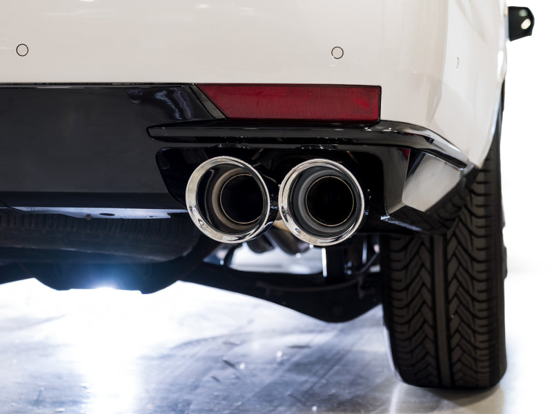 AWE Tuning 2021+ Cadillac Escalade 6.2L ESV 0FG Dual Exit Exhaust System w/ 5in Chrome Silver Tips