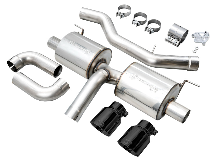 AWE 19-23 BMW 330i / 21-23 BMW 430i Base G2X Touring (Excl. Conv) Axle-Back Exhaust - Diamond Black