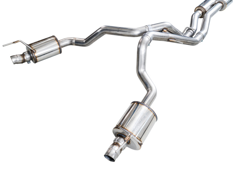 AWE Tuning 2021+ Cadillac Escalade 6.2L ESV 0FG Dual Exit Exhaust System (Reuses OE Tips)