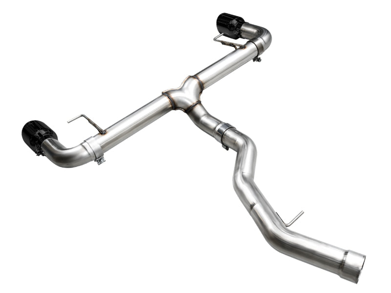 AWE Tuning 19-23 BMW 330i / 21-23 BMW 430i Base G2X Track Edition Axle-Back Exhaust - Diamond Black