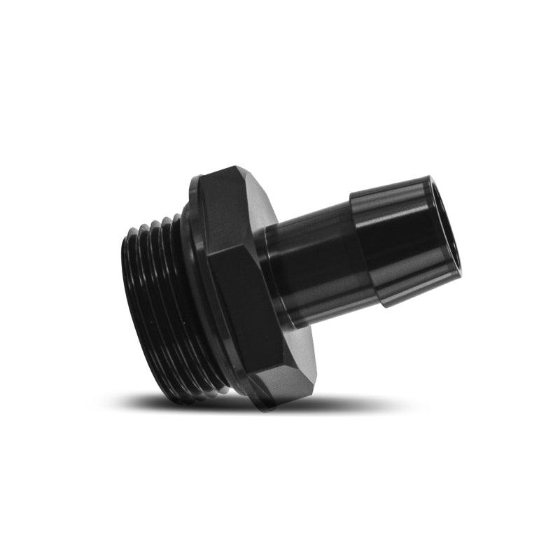 Mishimoto -16ORB to 3/4in. Hose Barb Aluminum Fitting - Black