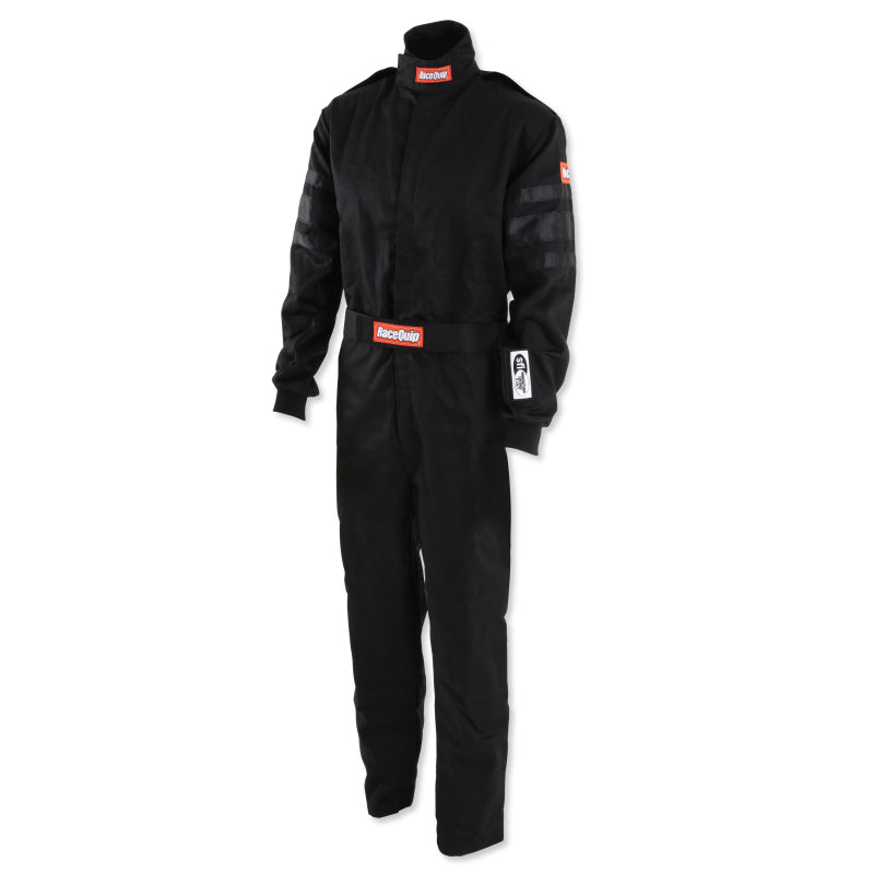 RaceQuip Black SFI-1 1-L Suit - 3XL