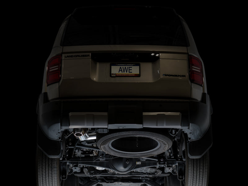 AWE Tuning 2024+ Toyota Land Cruiser / 2025+ Toyota 4Runner 0FG Cat-Back Exhaust w/ BashGuard