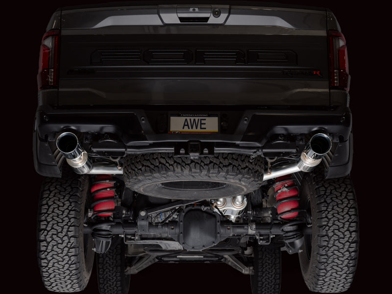 AWE Tuning Gen 3 Raptor R SwitchPath Exhaust - Chrome Silver Tips