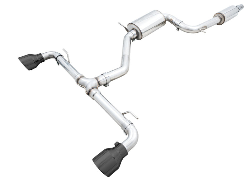 AWE Tuning 2022 VW GTI MK8 Touring Edition Exhaust - Diamond Black Tips
