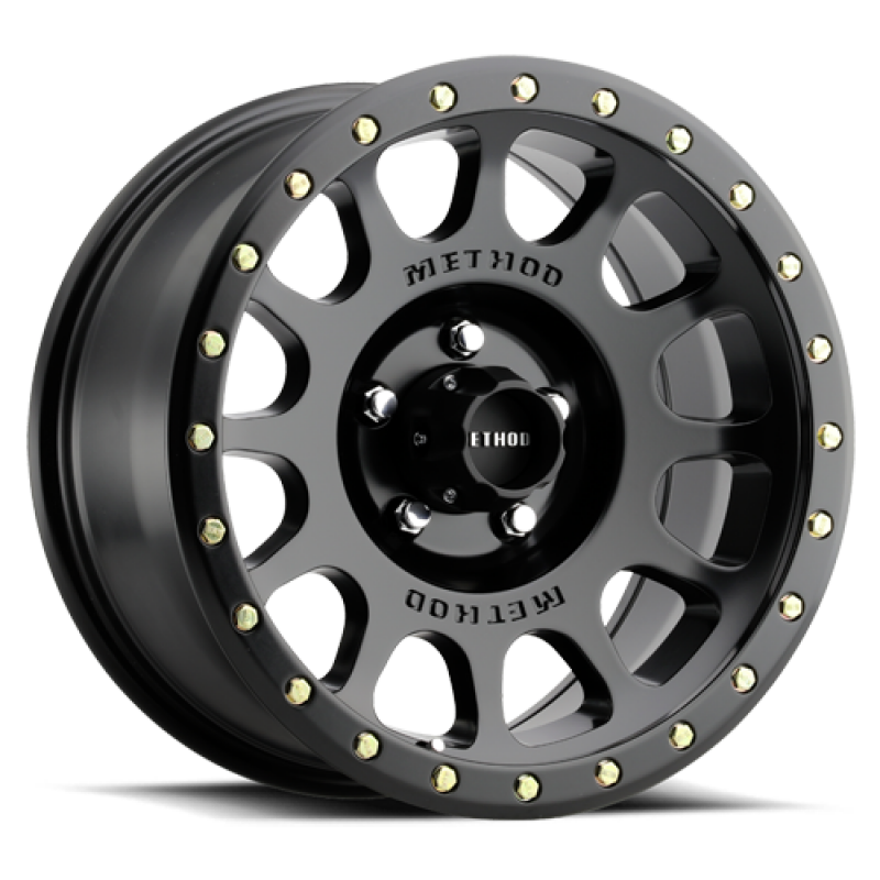 Method MR305 NV 18x9 0mm Offset 5x150 116.5mm CB Matte Black Street Loc Wheel