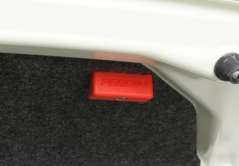 PERRIN 07-26 Subaru WRX STI Sedan Trunk Handle - Red