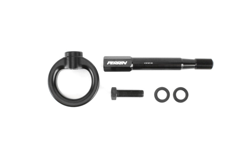 PERRIN 25-26 Subaru Forester (Base/Ltd-Prem-Sport-Touring Incl. Hybrid/Wldrns) FR Tow Hook Kit - Bk
