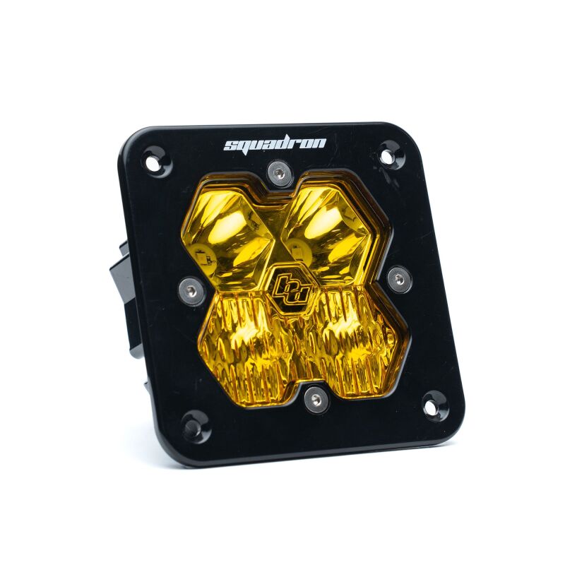 Baja Designs Squadron 2.0 Sport LED Driving/Combo Flush Mount (Single Light) - Baja Amber