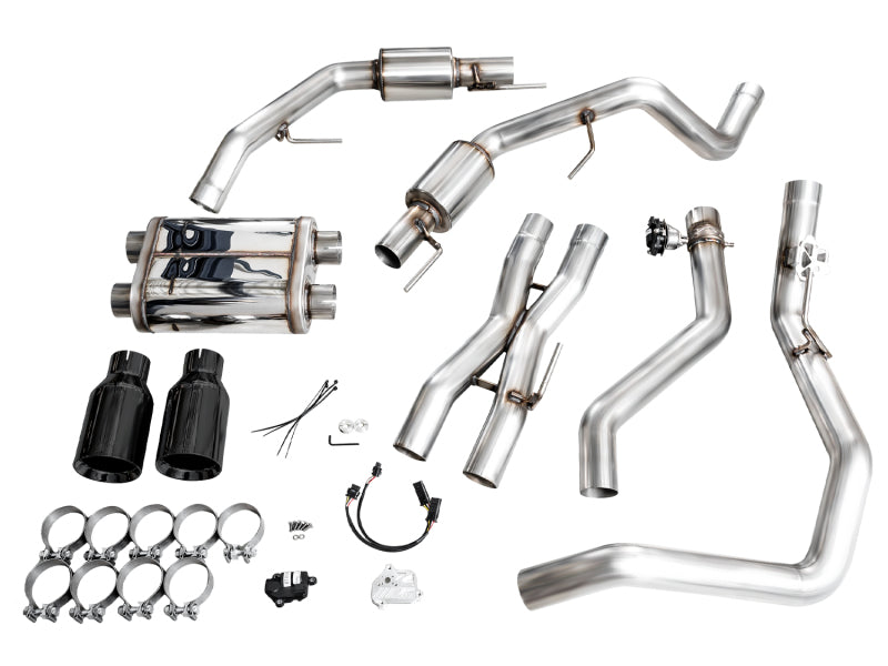 AWE Tuning Gen 3 Raptor R SwitchPath Exhaust - Diamond Black Tips