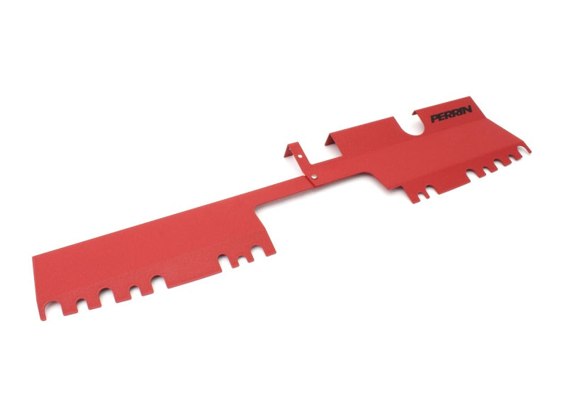 PERRIN 15-21 Subaru WRX/STI Radiator Shroud (With OEM Intake Scoop) - Red
