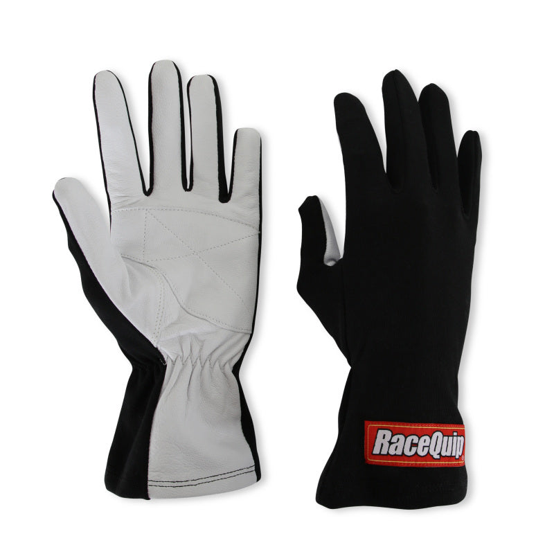 RaceQuip Black Basic Race Glove - Medium