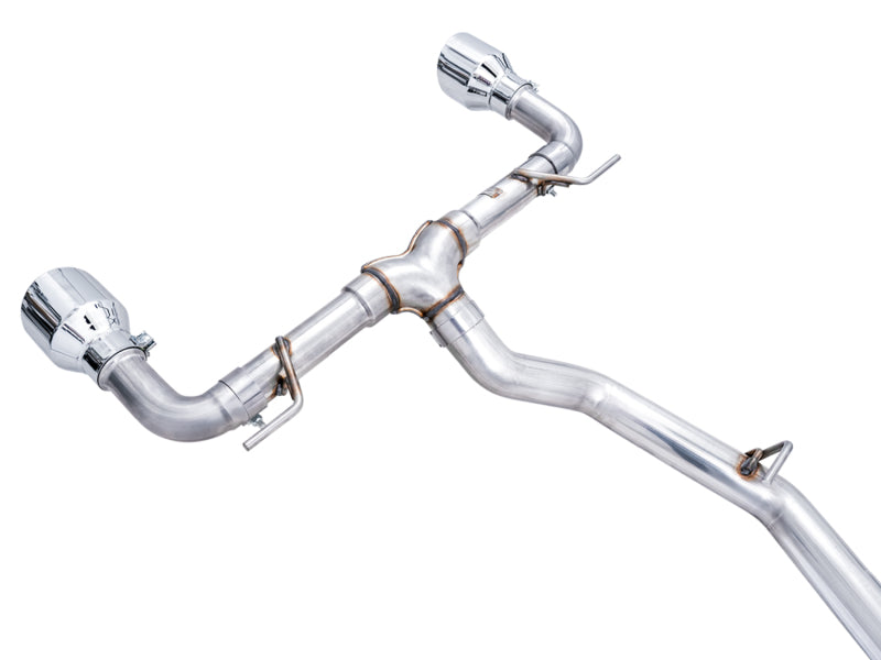 AWE Tuning Subaru BRZ/ Toyota GR86/ Toyota 86 Track Edition Cat-Back Exhaust- Chrome Silver Tips