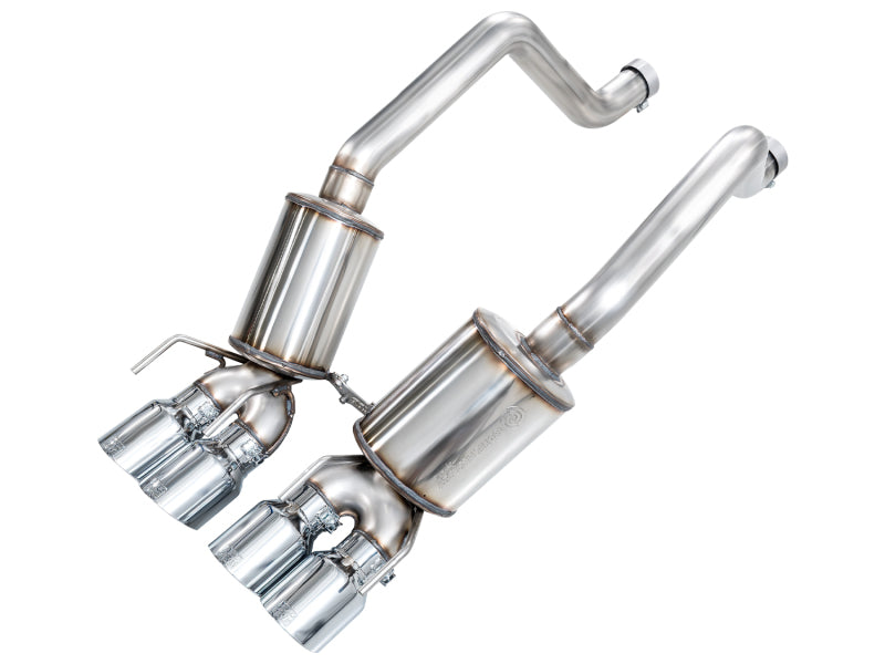 AWE Tuning C6 Chevrolet Corvette Z06/ZR1 Touring Edition Axle-Back Exhaust w/ Chrome Silver Tips