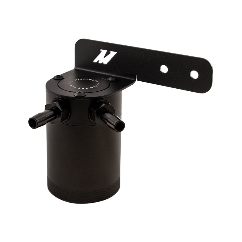 Mishimoto 2016+ Honda Civic 1.5L Turbo Baffled Oil Catch Can Kit - Black (PCV Side)