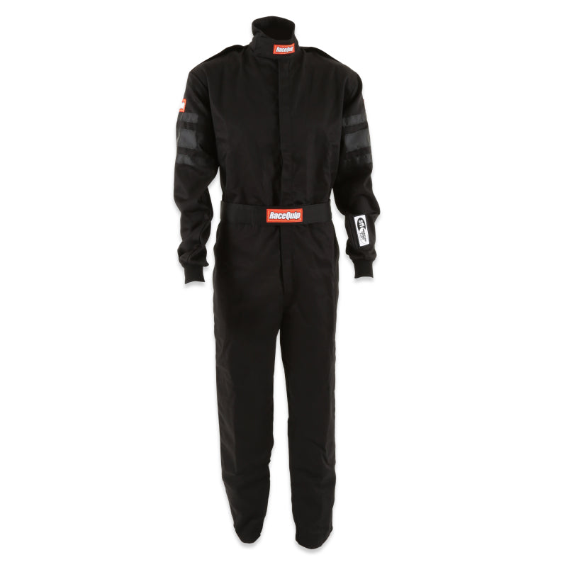 RaceQuip Black SFI-1 1-L Suit - 2XL