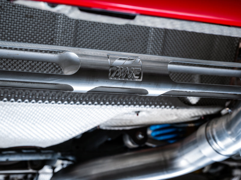 AWE Tuning BMW F8X M3/M4 Track Edition Cat-Back Exhaust - Diamond Black Tips