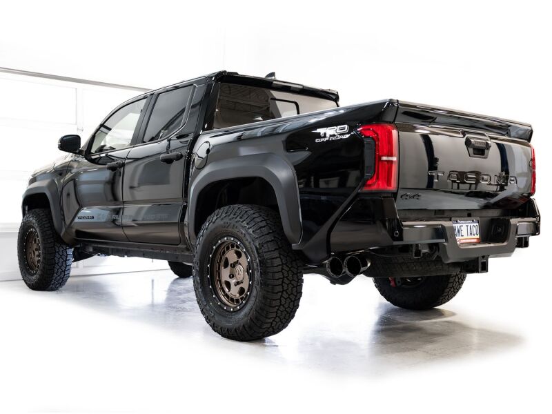 AWE Tuning Exhaust for 4th Gen Toyota Tacoma Dual Diamond Black Tips