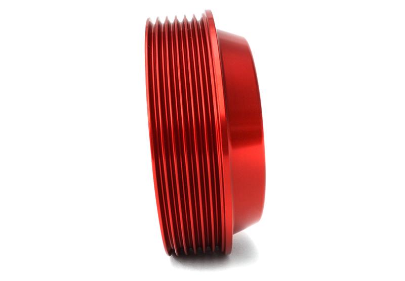 PERRIN 15-21 Subaru WRX / 18-20 Crosstrek / 14-18 FXT Lightweight Water Pump Pulley - Red