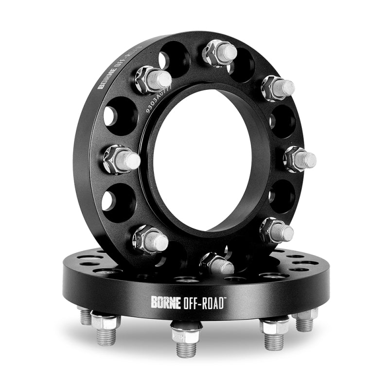 Mishimoto Wheel Spacers 8x180 124.1 25 M14 Black