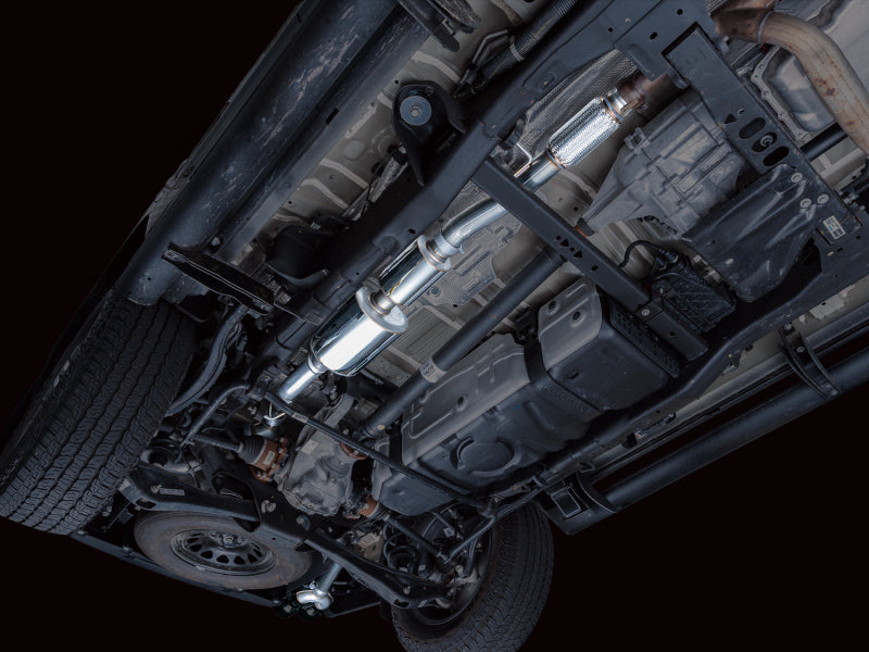 AWE Tuning 2021+ GMC Suburban/Yukon XL 5.3L 0FG Split Rear Exit Catback - Quad Diamond Blk Tips