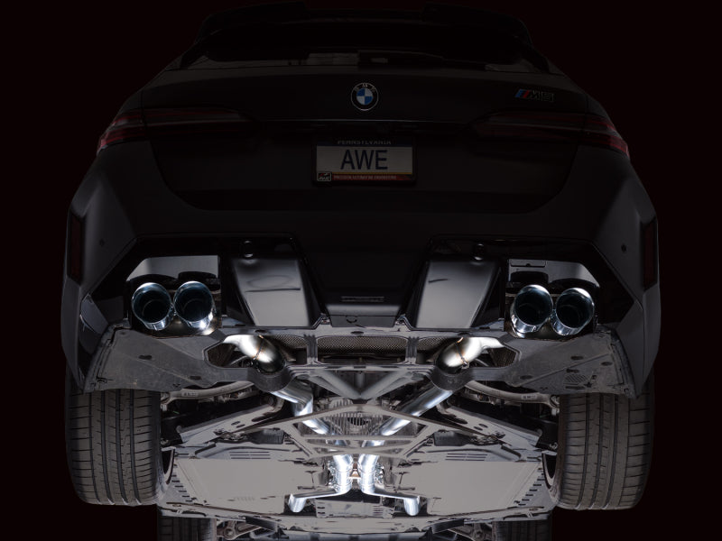 AWE Tuning BMW G90/G99 M5 Touring Edition Cat-Back Exhaust - Chrome Silver Tips