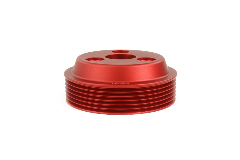 PERRIN 22-26 Subaru WRX / 21-25 Crosstrek / 20-25 LGT/OBXT/FXT Lightweight Water Pump Pulley - Red