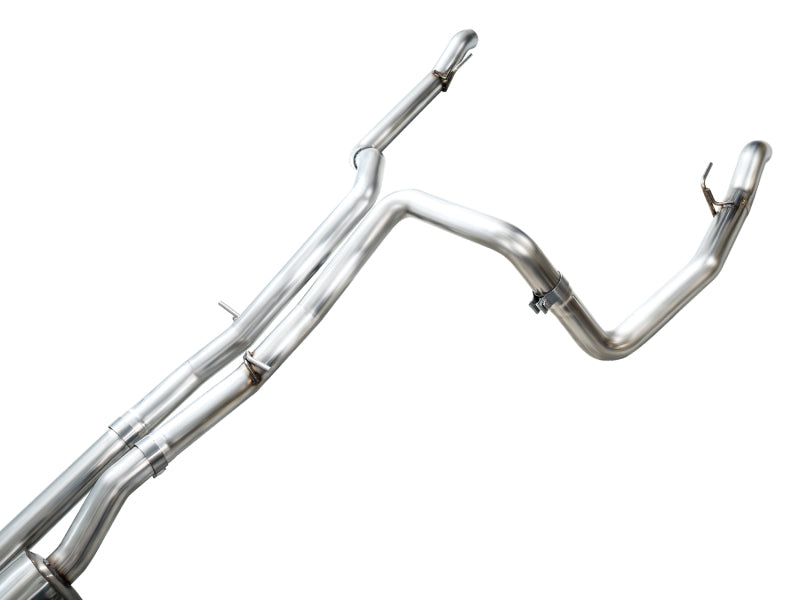 AWE Tuning 4th Gen GM 1500 6.2L Cat-Back Split Rear Exit (w/ Bumper Cutouts) - OE Tips