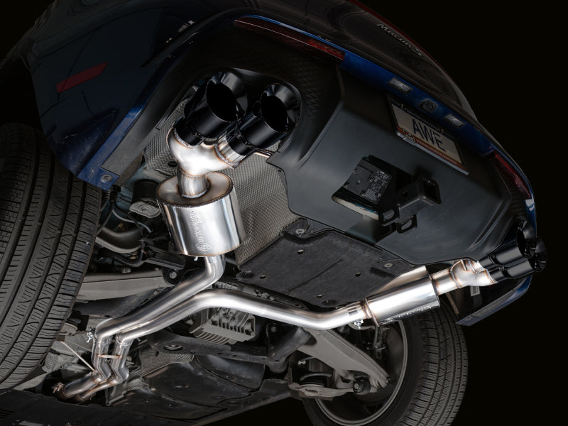 AWE Tuning 19-21 Porsche Macan 3.0T/2.9TT Touring Edition Cat-Back Exhaust w/ Diamond Black Tips